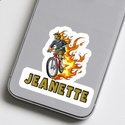 Sticker Jeanette Biker Notebook Image