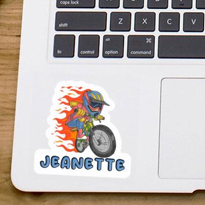 Sticker Jeanette Downhiller Notebook Image