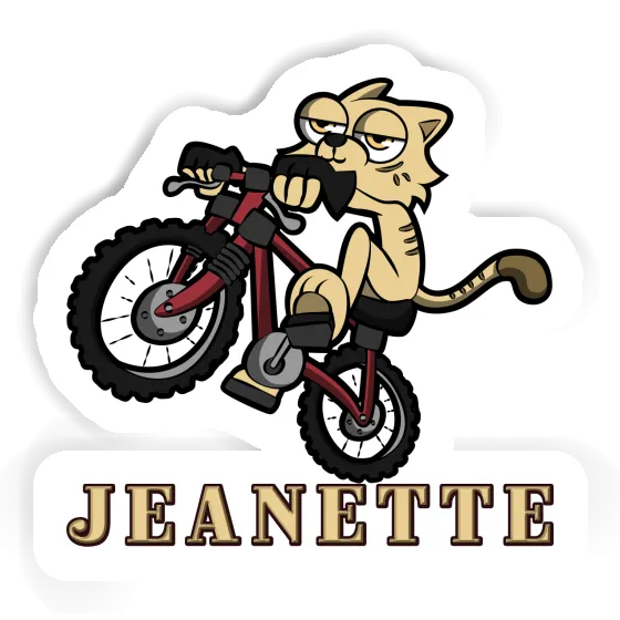 Sticker Jeanette Bike Cat Gift package Image