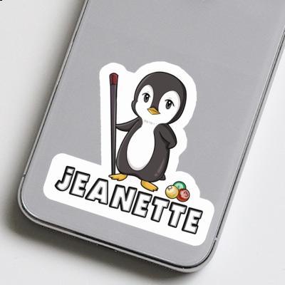 Jeanette Sticker Billiards Player Gift package Image