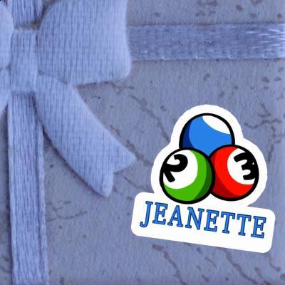 Autocollant Jeanette Boule de billard Gift package Image