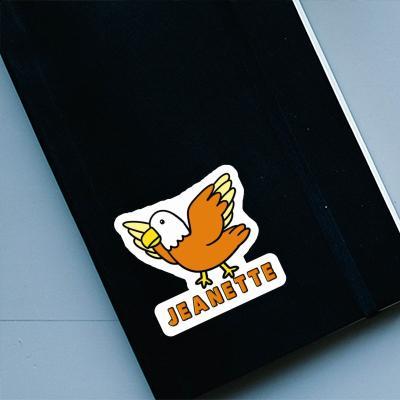 Sticker Jeanette Bird Laptop Image