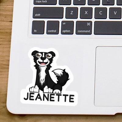 Autocollant Border Collie Jeanette Notebook Image