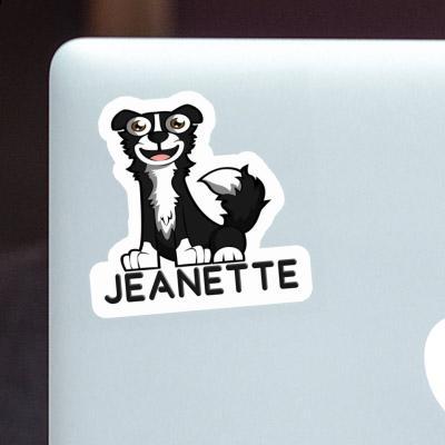 Sticker Jeanette Border Collie Image