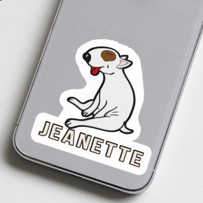 Sticker Jeanette Bull Terrier Image