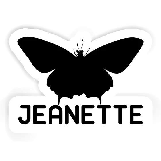 Sticker Jeanette Butterfly Notebook Image