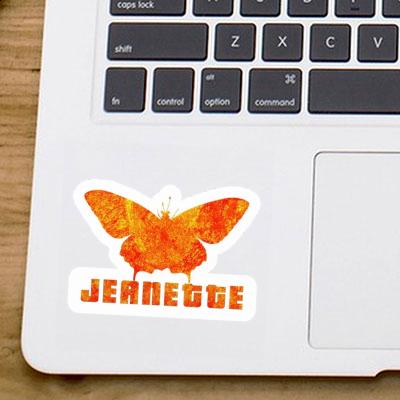 Sticker Jeanette Butterfly Gift package Image