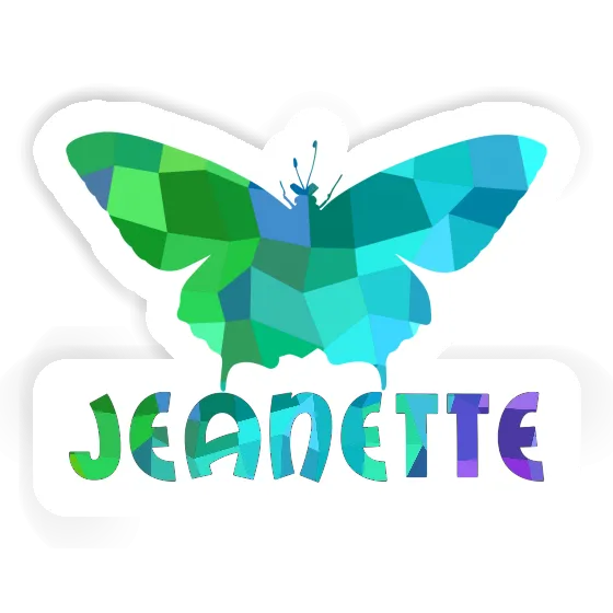 Jeanette Sticker Butterfly Notebook Image