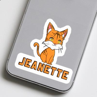 Sticker Jeanette Kitten Laptop Image