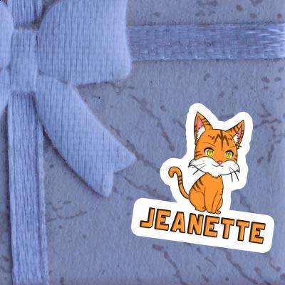 Sticker Jeanette Kitten Gift package Image