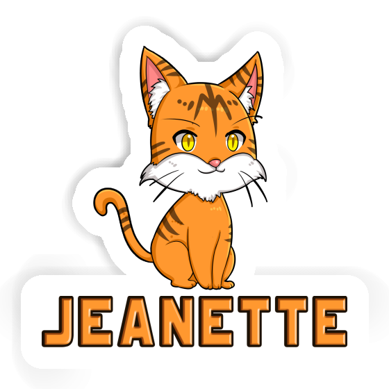 Sticker Jeanette Kitten Notebook Image