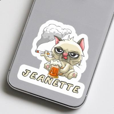 Jeanette Sticker Bad Cat Notebook Image