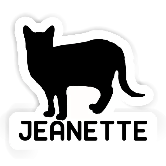 Jeanette Sticker Cat Notebook Image