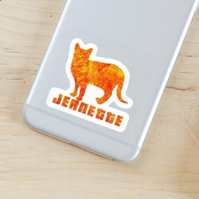 Sticker Jeanette Cat Image