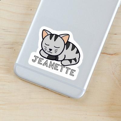 Sticker Jeanette Katze Image