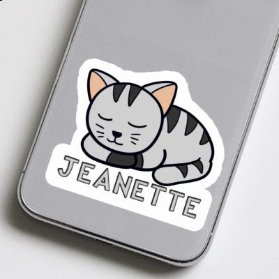 Jeanette Sticker Cat Laptop Image