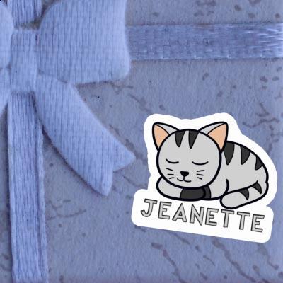 Sticker Jeanette Katze Gift package Image