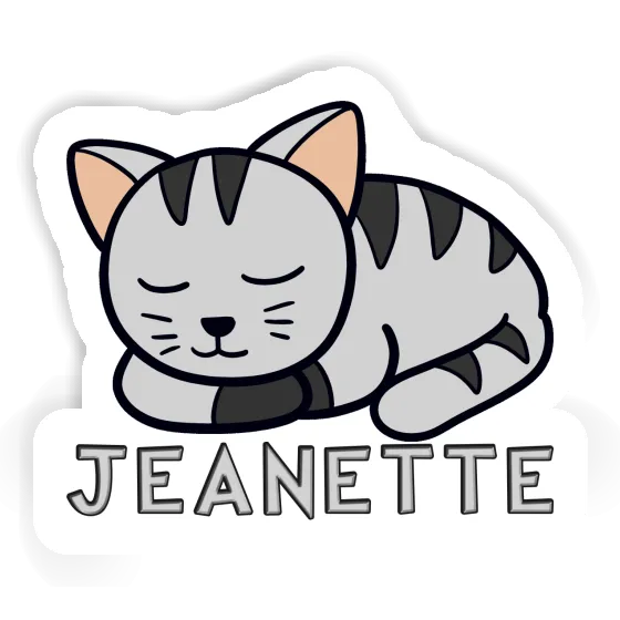 Jeanette Sticker Cat Notebook Image