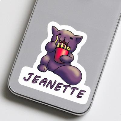 Jeanette Sticker French Fry Laptop Image