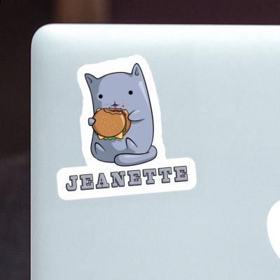 Sticker Jeanette Cat Image