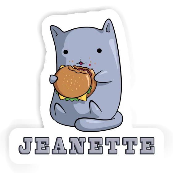 Sticker Jeanette Cat Gift package Image