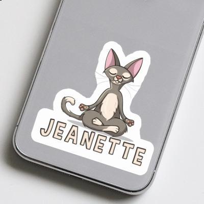 Yoga Sticker Jeanette Notebook Image