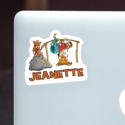 Jeanette Autocollant Cervelat Laptop Image