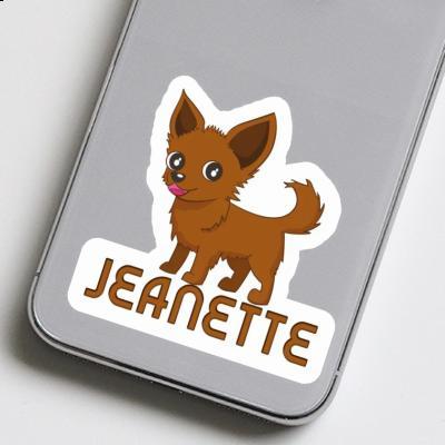 Chihuahua Sticker Jeanette Laptop Image