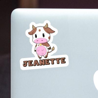 Sticker Cow Jeanette Laptop Image