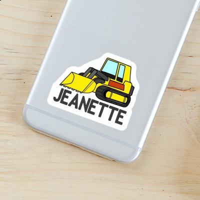 Sticker Jeanette Crawler Loader Notebook Image