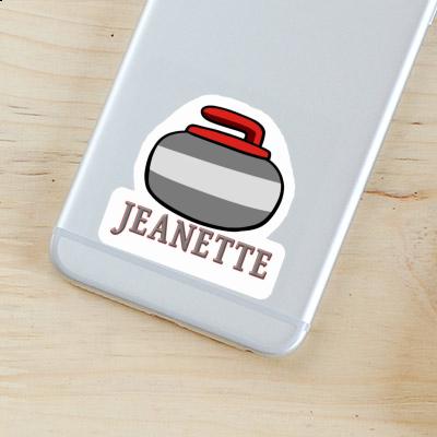 Jeanette Sticker Curling Stone Gift package Image