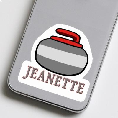 Jeanette Sticker Curling Stone Gift package Image