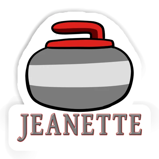 Jeanette Sticker Curling Stone Gift package Image