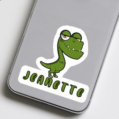 Sticker Dino Jeanette Notebook Image