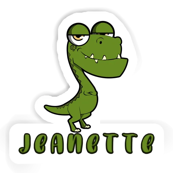 Sticker Dino Jeanette Laptop Image