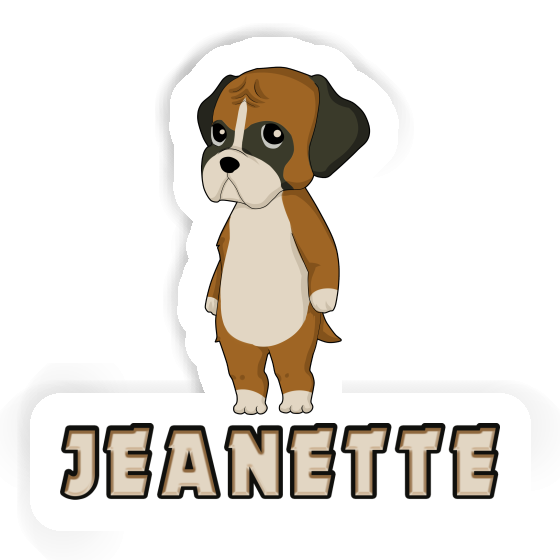 Sticker German Boxer Jeanette Gift package Image