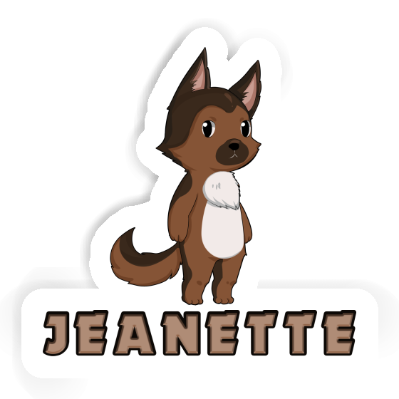 German Sheperd Sticker Jeanette Gift package Image