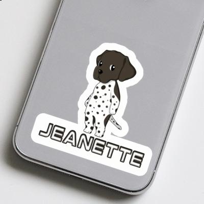 German Shorthaired Pointer Sticker Jeanette Gift package Image