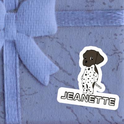 German Shorthaired Pointer Sticker Jeanette Notebook Image