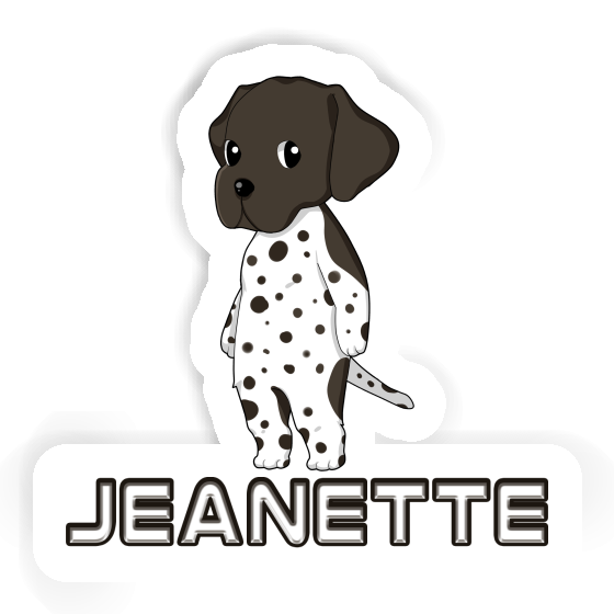 German Shorthaired Pointer Sticker Jeanette Gift package Image