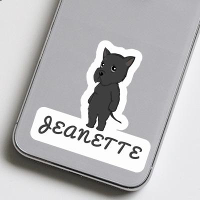 Sticker Jeanette Giant Schnauzer Gift package Image