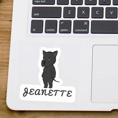 Sticker Jeanette Giant Schnauzer Gift package Image