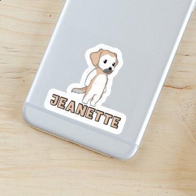 Golden Retriever Sticker Jeanette Notebook Image