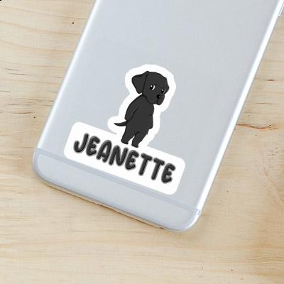 Sticker Labrador Retriever Jeanette Laptop Image