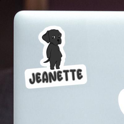 Jeanette Autocollant Labrador Retriever Gift package Image