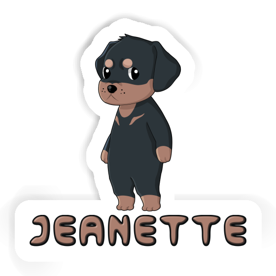 Sticker Jeanette Rottweiler Gift package Image