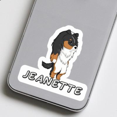 Jeanette Sticker Shetland Sheepdog Image