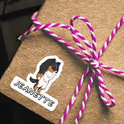 Jeanette Sticker Shetland Sheepdog Gift package Image