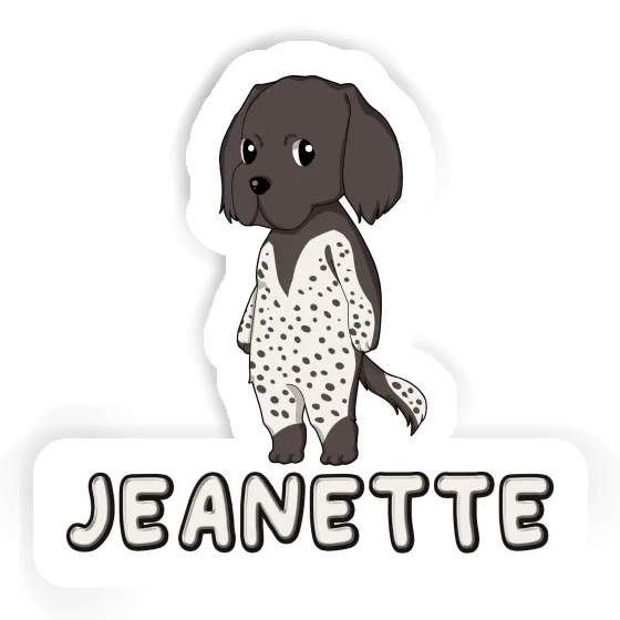 Sticker Small Munsterlander Jeanette Notebook Image