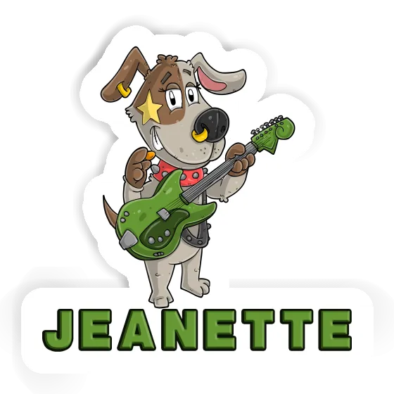 Sticker Guitarist Jeanette Gift package Image